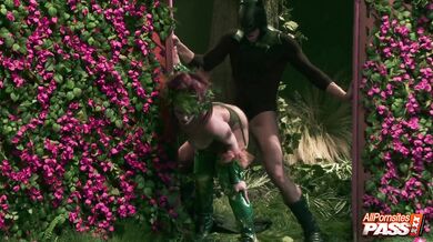 Nadržaná partička na záhrade