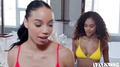 Mrdanie plné vášne zakončené náložou mrdky pre túto nažhavenú mačku