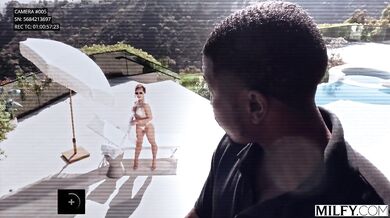 Žhavá domáca panička Melissa Stratton v drsnom double teame s dvoma černochmi s masívnymi nástrojmi