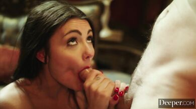 Adria Rae užíva dva čuráky v sebe a dostane drsný double nářez