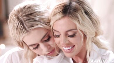 Kompilácia nadržanej Jill kde si nechá nenasýtne lízať piču a potom si ju sama prstuje v detaile