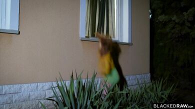 Ryšavá kráska a jej neukojiteľná chuť na černošskú kladu v drsnej medzirasovej akcii