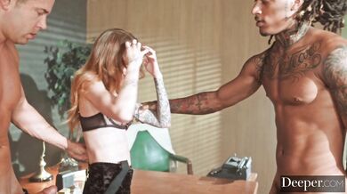 Kendra Cole a jej totálne vyvrcholenie v drsnom DP kedy ju dvaja borci nešetrili ani sekundu