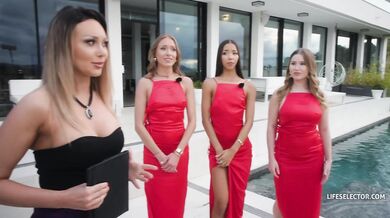 Alexis Crystal a jej nadržená trojka s dvoma mackami